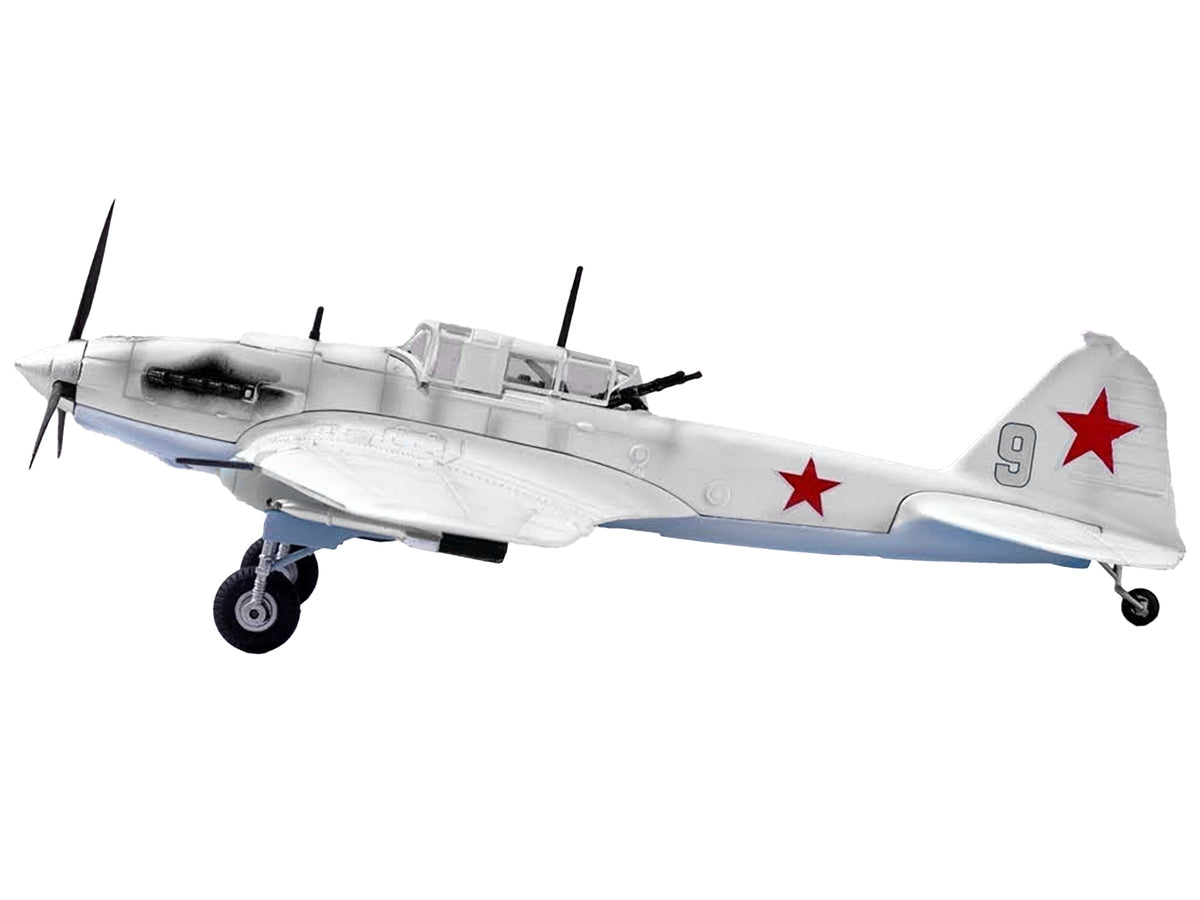 Ilyushin IL-2 Shturmovik Aircraft White '3rd Squadron 505th Air Assault Regiment 226th Air Assault Division Battle of Stalingrad' (1942) Soviet Air Force 1/72 Diecast Model Airplane by Legion