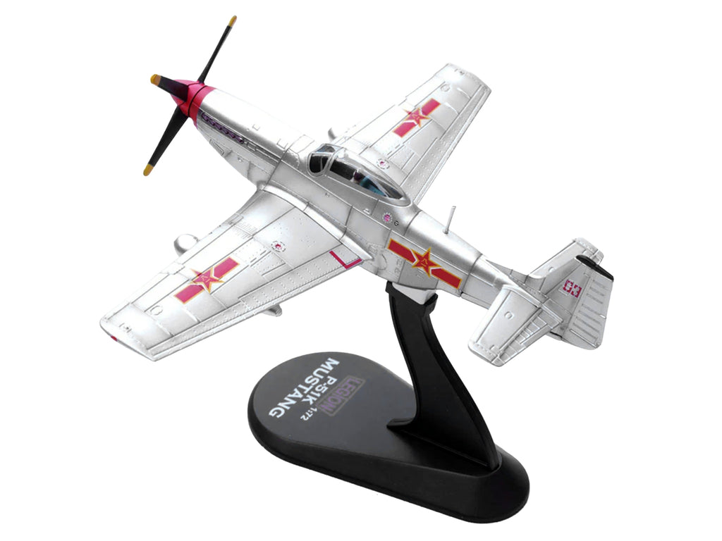 North American P-51D Mustang Aircraft 'Captured from Chinese Nationalist Forces Chinese People's Revolution Military Museum' People's Liberation Army Air Force 1/72 Diecast Model Airplane by Legion