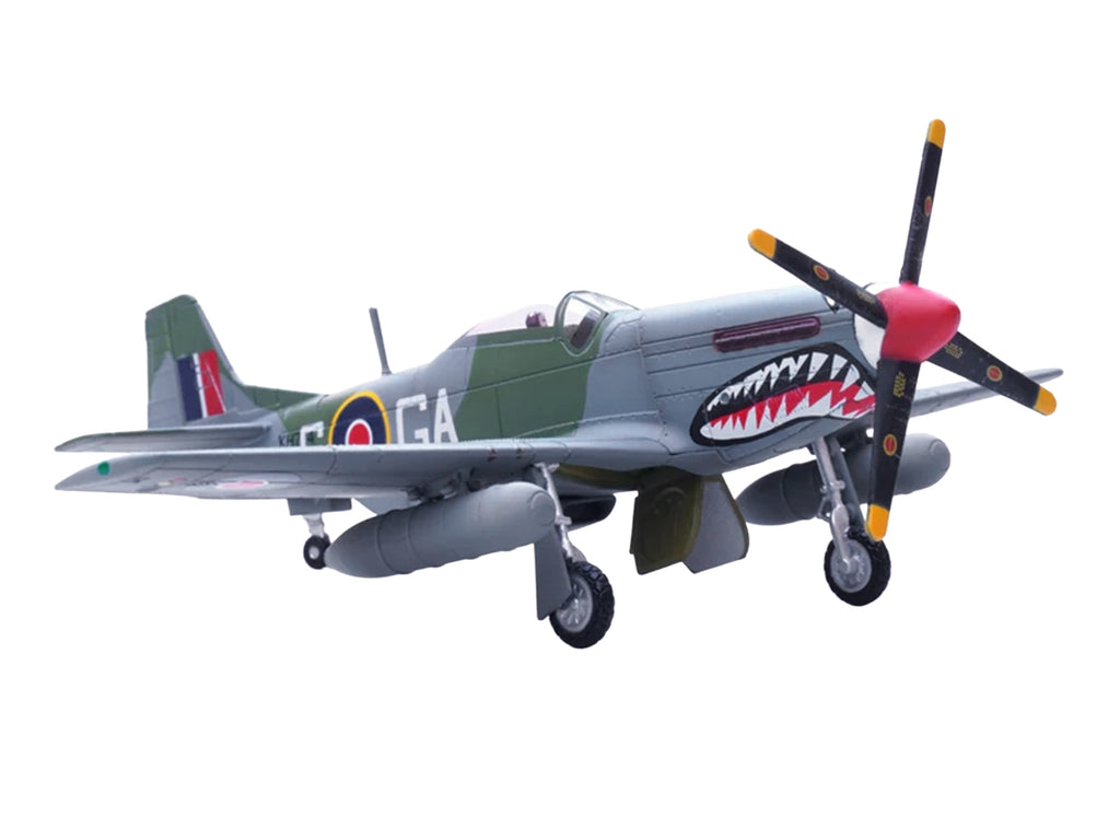 North American Mustang Mk.IV Aircraft 'KH774 F/L Ellis Blanchford No. 112 'Shark' Squadron 239 Wing Italy' (1945) Royal Air Force 1/72 Diecast Model Airplane by Legion