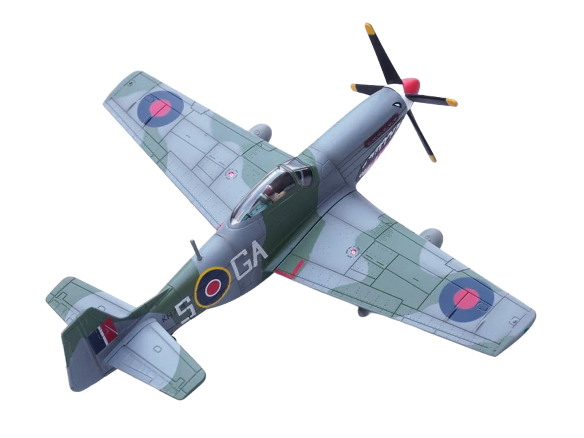 North American Mustang Mk.IV Aircraft 'KH774 F/L Ellis Blanchford No. 112 'Shark' Squadron 239 Wing Italy' (1945) Royal Air Force 1/72 Diecast Model Airplane by Legion