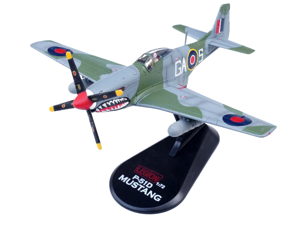 North American Mustang Mk.IV Aircraft 'KH774 F/L Ellis Blanchford No. 112 'Shark' Squadron 239 Wing Italy' (1945) Royal Air Force 1/72 Diecast Model Airplane by Legion