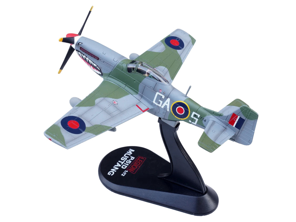 North American Mustang Mk.IV Aircraft 'KH774 F/L Ellis Blanchford No. 112 'Shark' Squadron 239 Wing Italy' (1945) Royal Air Force 1/72 Diecast Model Airplane by Legion