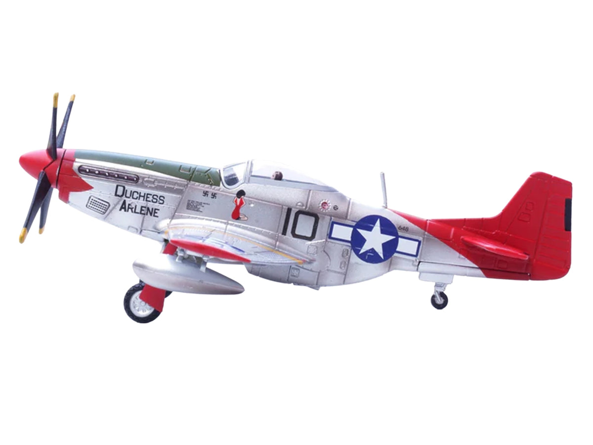 North American P-51D Mustang Aircraft 'Duchess Arlene Robert Williams 100th Fighter Squadron 332nd Fighter Group Tuskegee Airmen Fifteenth Air Force Italy' (1944) United States Army Air Forces 1/72 Diecast Model Airplane by Legion
