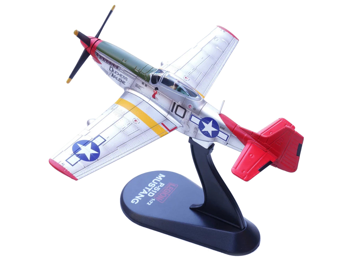 North American P-51D Mustang Aircraft 'Duchess Arlene Robert Williams 100th Fighter Squadron 332nd Fighter Group Tuskegee Airmen Fifteenth Air Force Italy' (1944) United States Army Air Forces 1/72 Diecast Model Airplane by Legion