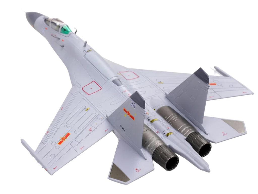 Shenyang J-11BH Yinglong Aircraft 'Blue 24' (2014) People’s Liberation Army Navy Air Force 1/100 Diecast Model Airplane by Legion