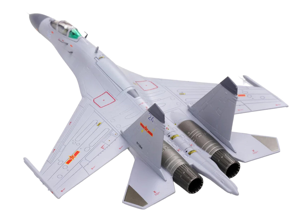 Shenyang J-11BH Yinglong Aircraft 'Blue 24' (2014) People’s Liberation Army Navy Air Force 1/100 Diecast Model Airplane by Legion