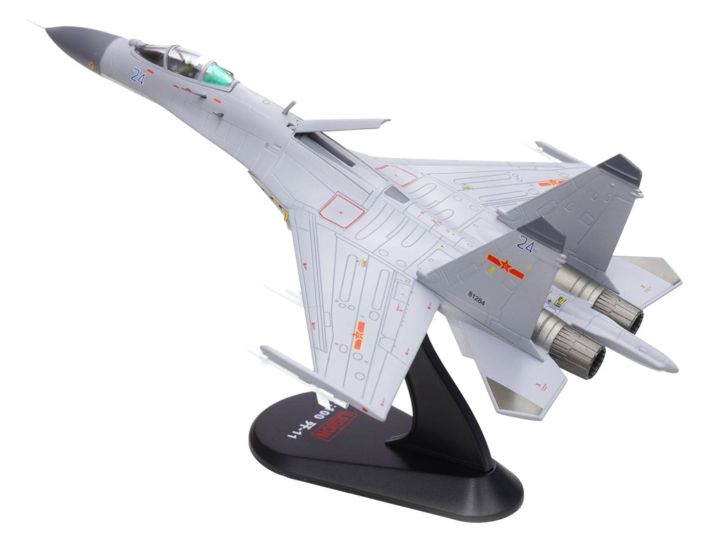 Shenyang J-11BH Yinglong Aircraft 'Blue 24' (2014) People’s Liberation Army Navy Air Force 1/100 Diecast Model Airplane by Legion