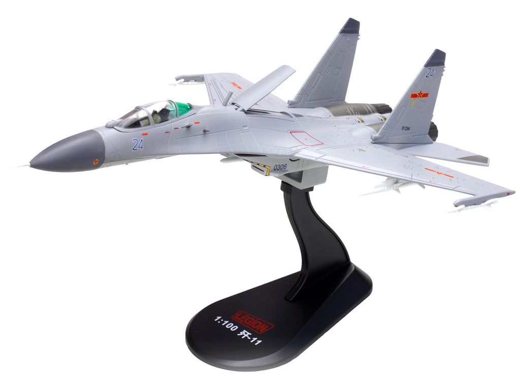 Shenyang J-11BH Yinglong Aircraft 'Blue 24' (2014) People’s Liberation Army Navy Air Force 1/100 Diecast Model Airplane by Legion