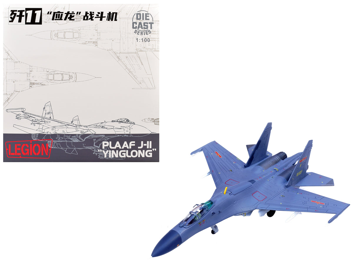 Shenyang J-11B Yinglong Aircraft '61021 Northern Theater Command' (2019) People's Liberation Army Air Force 1/100 Diecast Model Airplane by Legion