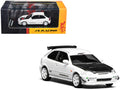 Honda Civic Type R (EK9) RHD (Right Hand Drive) 'J's Racing' White 1/64 Diecast Model Car by MotorHelix