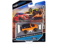 2021 Ford Bronco Wildtrak Orange Metallic with Black Top 'Off-Road' 'Maisto Design' Series 1/64 Diecast Model Car by Maisto