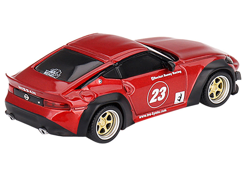 Nissan Z 'Pandem' #23 Passion Red Metallic Limited Edition to 6600 pieces Worldwide 1/64 Diecast Model Car by Mini GT
