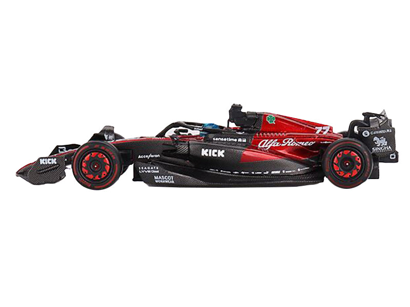 Alfa Romeo C43 #77 Valtteri Bottas 'Alfa Romeo F1 Team Kick' Formula One F1 'Australian GP' (2023) Limited Edition 1/64 Diecast Model Car by Mini GT