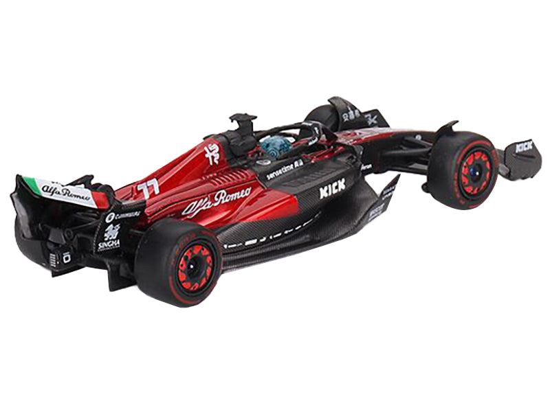 Alfa Romeo C43 #77 Valtteri Bottas 'Alfa Romeo F1 Team Kick' Formula One F1 'Australian GP' (2023) Limited Edition 1/64 Diecast Model Car by Mini GT