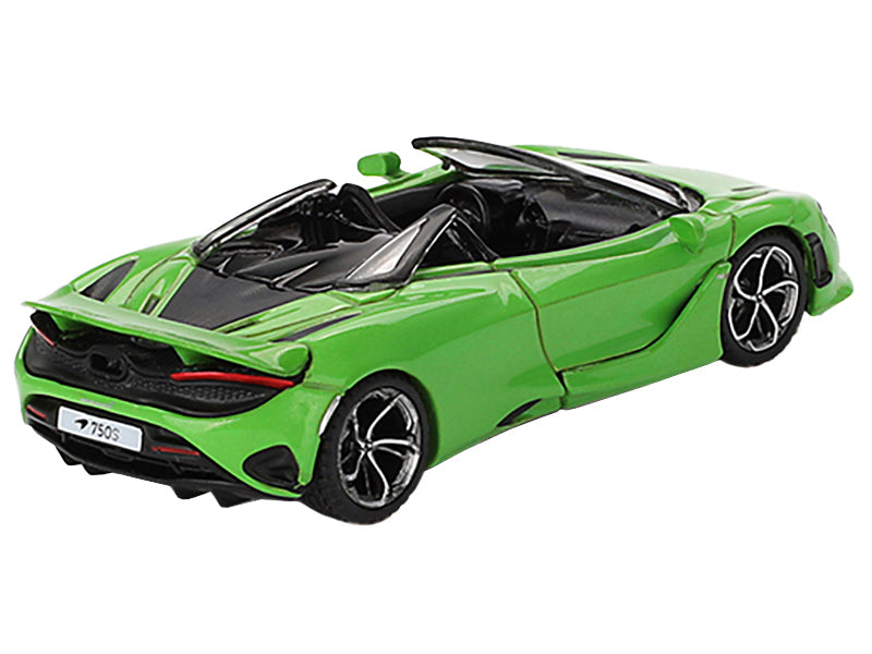 McLaren 750S Spider Mantis Green Limited Edition 1/64 Diecast Model Car by Mini GT