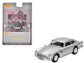 Aston Martin DB5 RHD (Right Hand Drive) Birch Silver Metallic 007 James Bond 'Thunderball' (1965) Movie Limited Edition 1/64 Diecast Model Car by Mini GT
