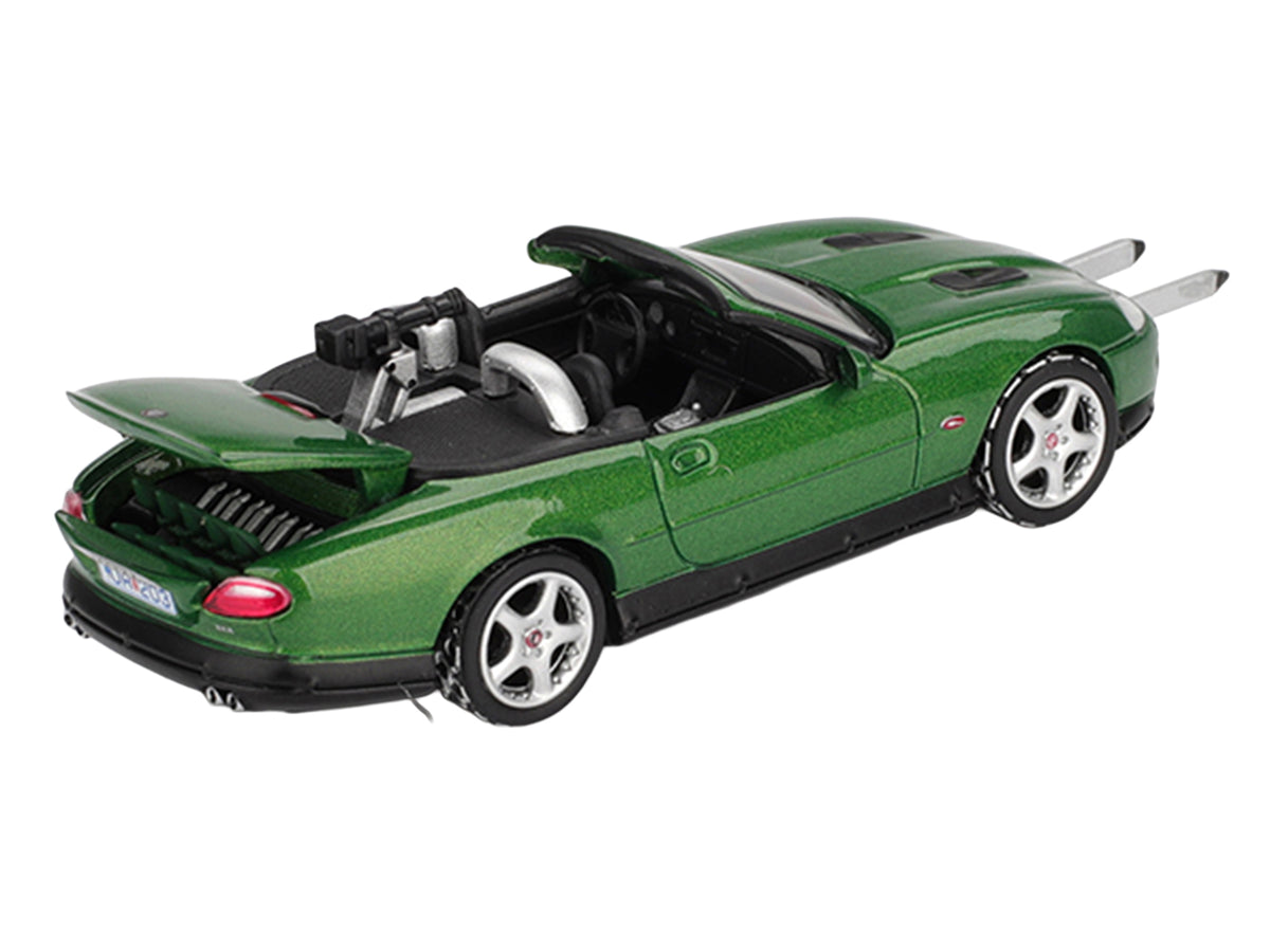Jaguar XKR Green Metallic 007 James Bond 'Die Another Day' (2002) Movie Limited Edition 1/64 Diecast Model Car by Mini GT