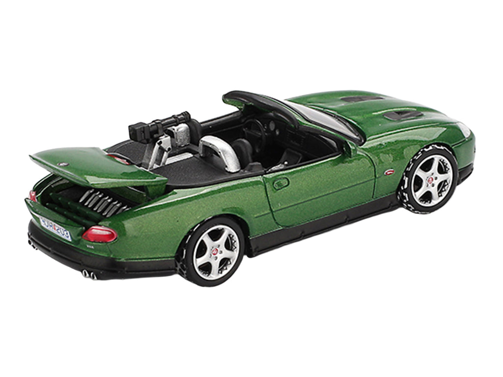 Jaguar XKR Green Metallic 007 James Bond 'Die Another Day' (2002) Movie Limited Edition 1/64 Diecast Model Car by Mini GT