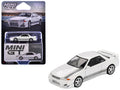 Nissan Skyline GT-R (R32) RHD (Right Hand Drive) 'Veilside Combat C-I' White with Gray Stripes Limited Edition 1/64 Diecast Model Car by Mini GT