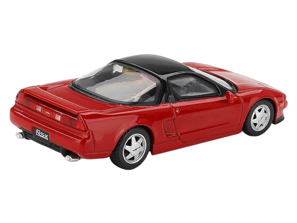 1989 Honda NS-X Prototype 'Ayrton Senna - Midship Sports' Red with Black Top and Driver Figure Limited Edition 1/64 Diecast Model Car by Mini GT