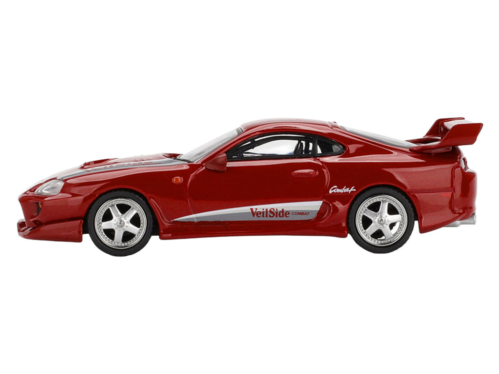 Toyota Supra 'VeilSide Combat V-I' Red Limited Edition 1/64 Diecast Model Car by Mini GT