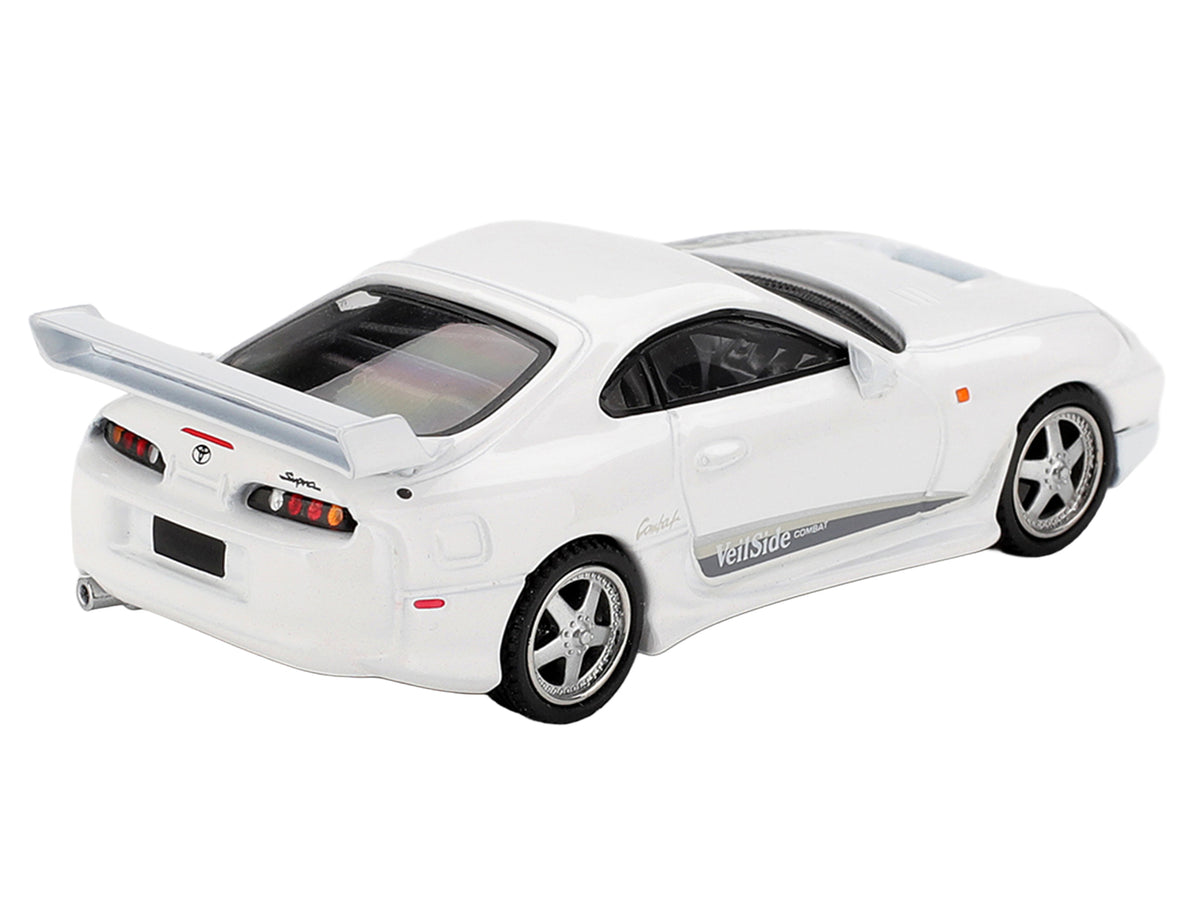Toyota Supra 'VeilSide Combat V-I' White Limited Edition 1/64 Die Cast Model Car by Mini GT