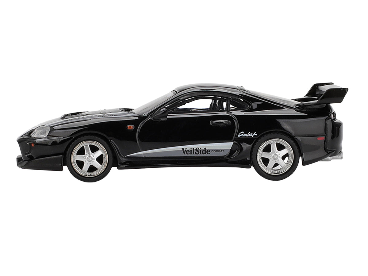Toyota Supra 'VeilSide Combat V-II' Black Limited Edition 1/64 Diecast Model Car by Mini GT
