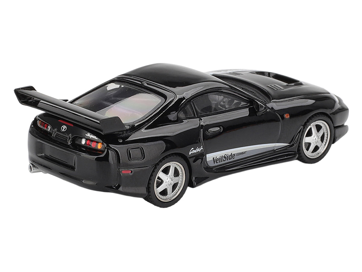 Toyota Supra 'VeilSide Combat V-II' Black Limited Edition 1/64 Diecast Model Car by Mini GT