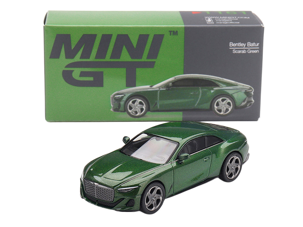 Bentley Batur Scarab Green Metallic Limited Edition 1/64 Diecast Model Car by Mini GT