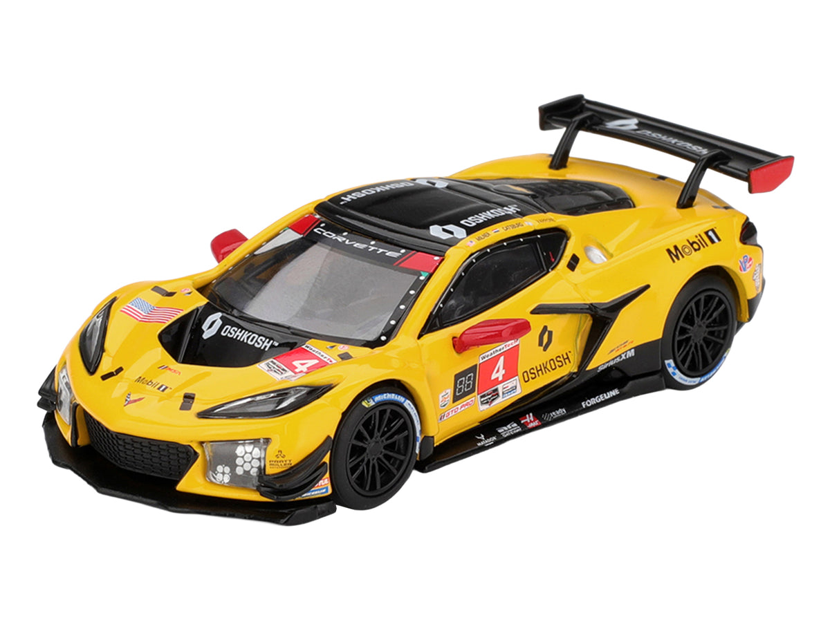 Chevrolet Corvette Z06 GT3.R #4 Nicky Catsburg - Tommy Milner - Nicolas Varrone 'Corvette Racing by Pratt Miller Motorsports' IMSA '24 Hours of Daytona' (2025) Limited Edition 1/64 Diecast Model Car by Mini GT