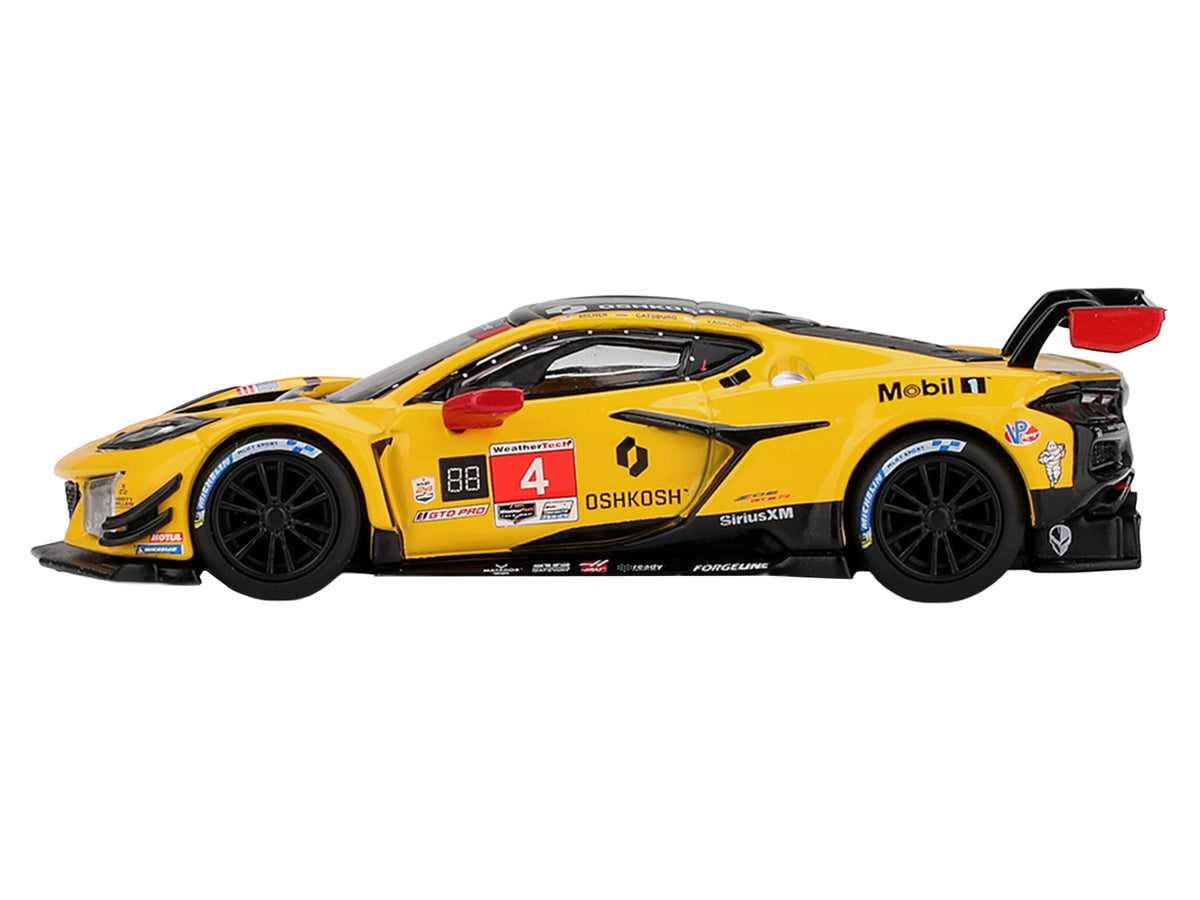 Chevrolet Corvette Z06 GT3.R #4 Nicky Catsburg - Tommy Milner - Nicolas Varrone 'Corvette Racing by Pratt Miller Motorsports' IMSA '24 Hours of Daytona' (2025) Limited Edition 1/64 Diecast Model Car by Mini GT