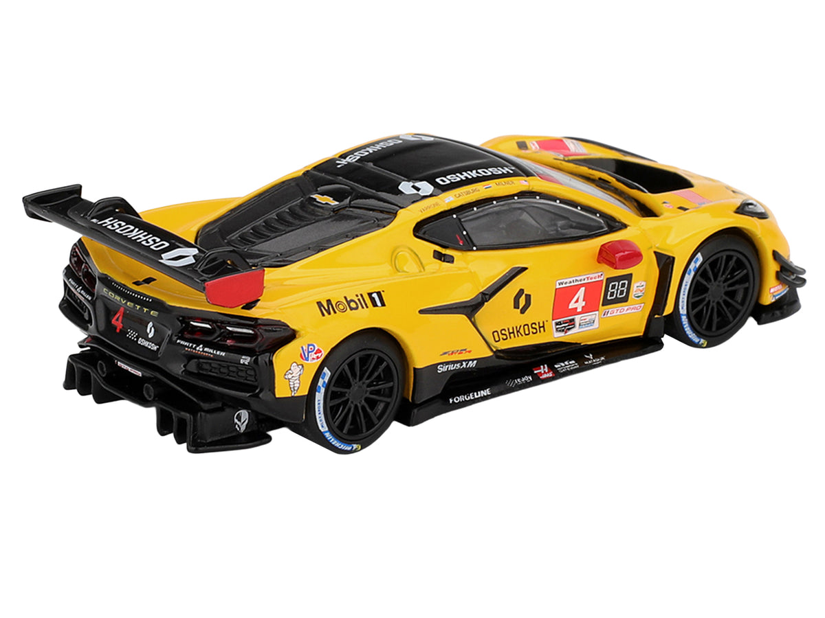 Chevrolet Corvette Z06 GT3.R #4 Nicky Catsburg - Tommy Milner - Nicolas Varrone 'Corvette Racing by Pratt Miller Motorsports' IMSA '24 Hours of Daytona' (2025) Limited Edition 1/64 Diecast Model Car by Mini GT