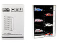 Showcase 12 Car Display Case Wall Mount with Black Back Panel 'Mijo Exclusives' for 1/64 Scale Models