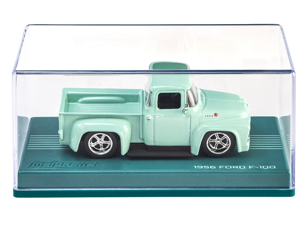 1956 Ford F-100 Pickup Truck Light Green 'Collection' Series 1/64 Diecast Model Car by Majorette