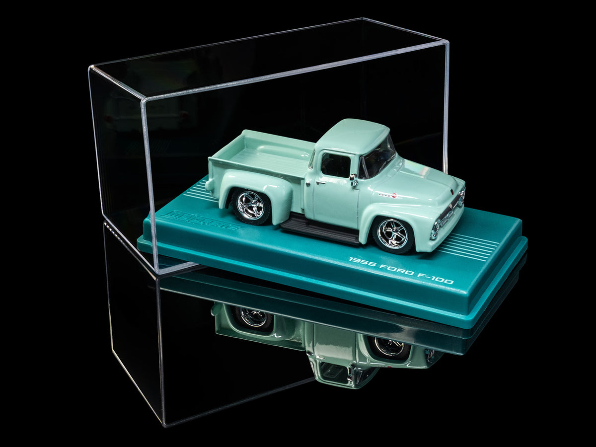 1956 Ford F-100 Pickup Truck Light Green 'Collection' Series 1/64 Diecast Model Car by Majorette