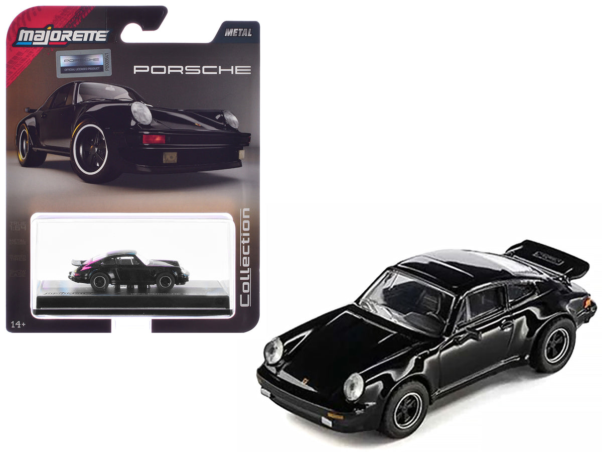 1975 Porsche 930 Turbo Black 'Collection' Series 1/64 Diecast Model Car by Majorette