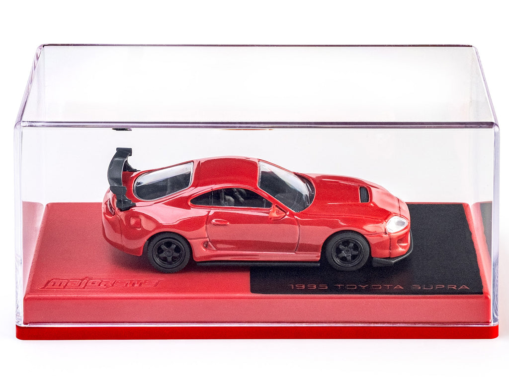 1995 Toyota Supra RHD (Right Hand Drive) Red 'Collection' Series 1/64 Diecast Model Car by Majorette