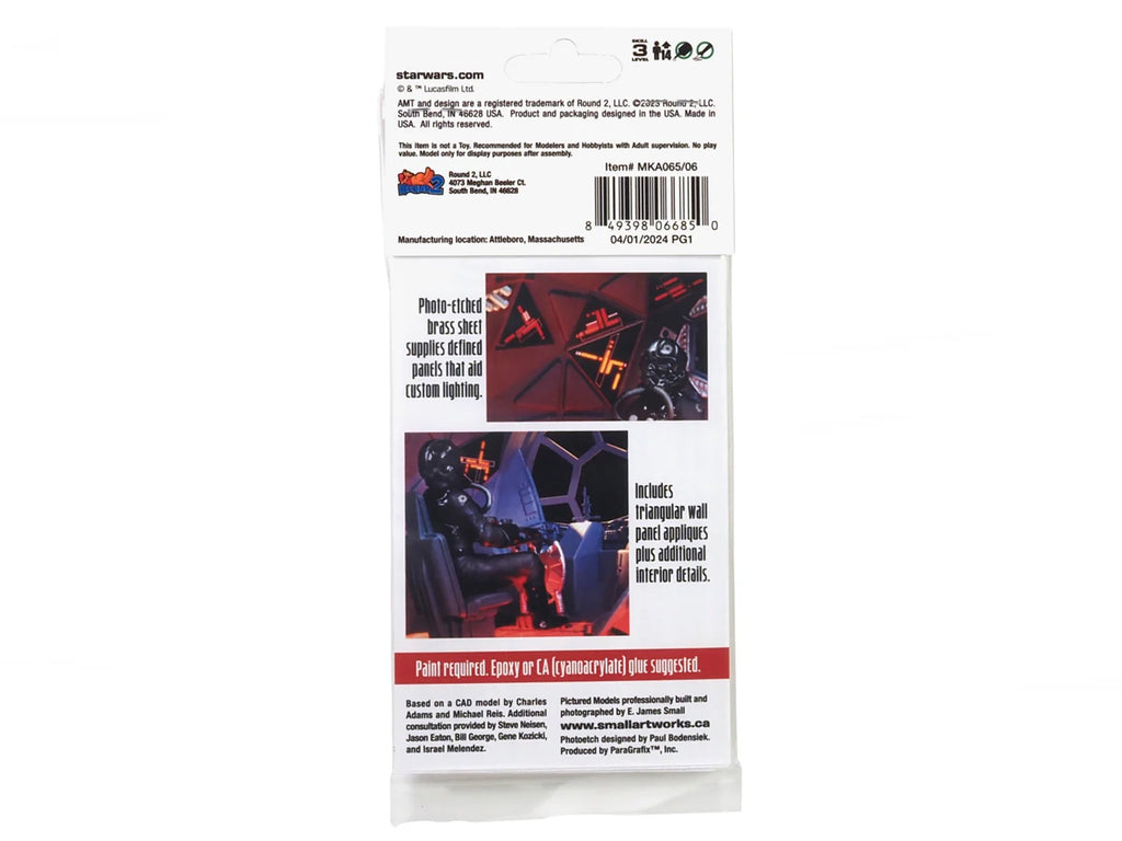 Photoetch Set for 'Star Wars: A New Hope' Tie Fighter Kit 1/32 Scale by AMT