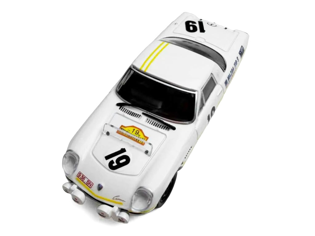 Mazda 110 S Cosmo Sports RHD (Right Hand Drive) #19 'Marathon de la Route' (1968) 1/64 Diecast Model Car by Model Model