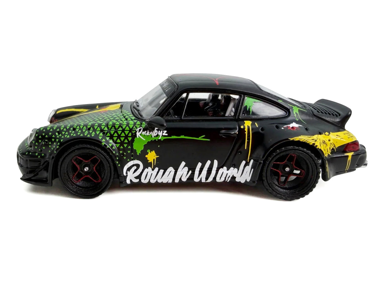 RWB 964 'Kimera-Rough World' Black with Graphics 1/64 Diecast Model Car by Model Model