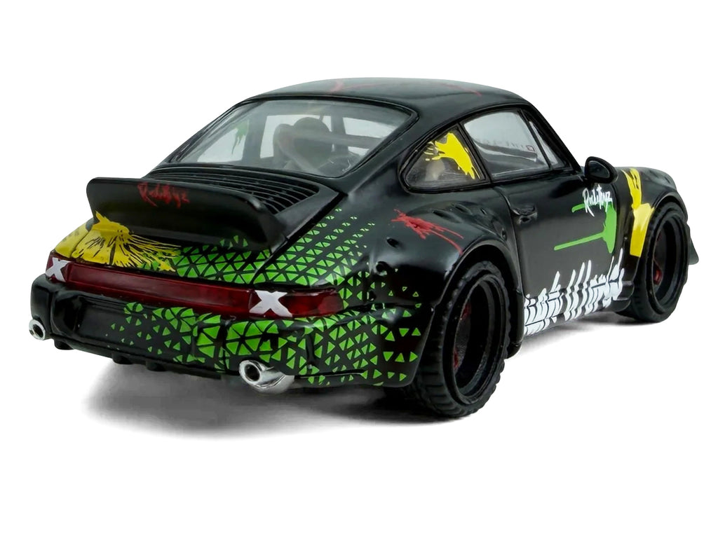 RWB 964 'Kimera-Rough World' Black with Graphics 1/64 Diecast Model Car by Model Model