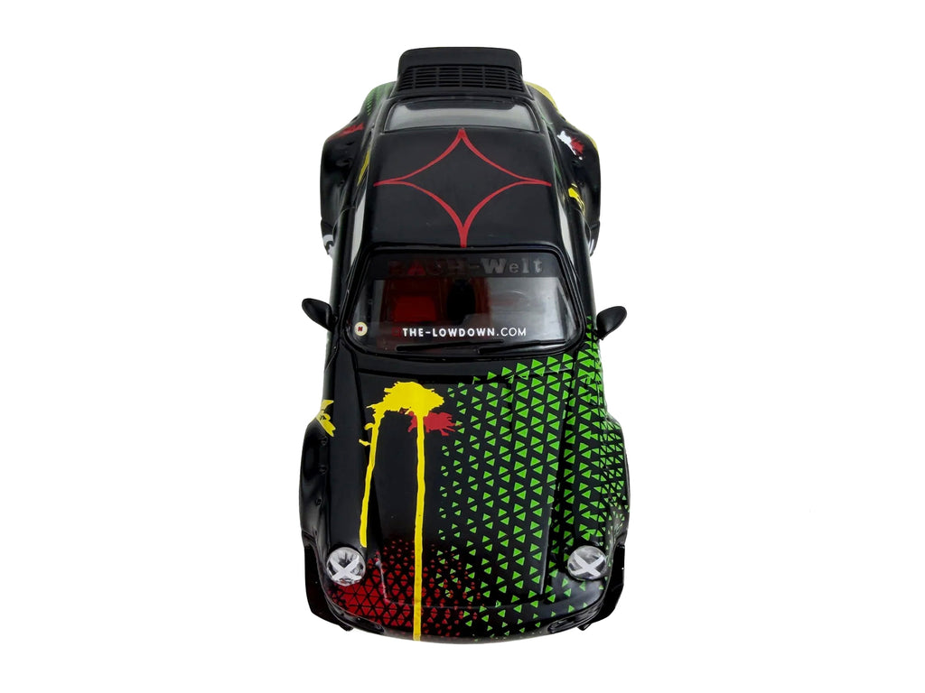 RWB 964 'Kimera-Rough World' Black with Graphics 1/64 Diecast Model Car by Model Model