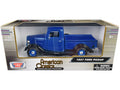 1937 Ford Pickup Truck Blue Metallic and Black 'American Classics' 1/24 Diecast Model Car by Motormax