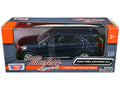 2022 Ford Explorer XLT Dark Blue Metallic 'Timeless Legends' Series 1/24 Diecast Model Car by Motormax