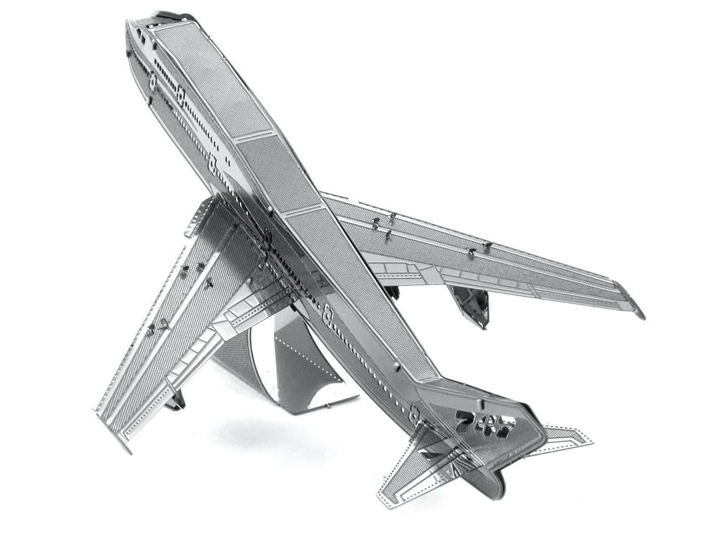 Model Kit Boeing 747 Commercial Aircraft (Easy Difficulty) Steel Model by Metal Earth
