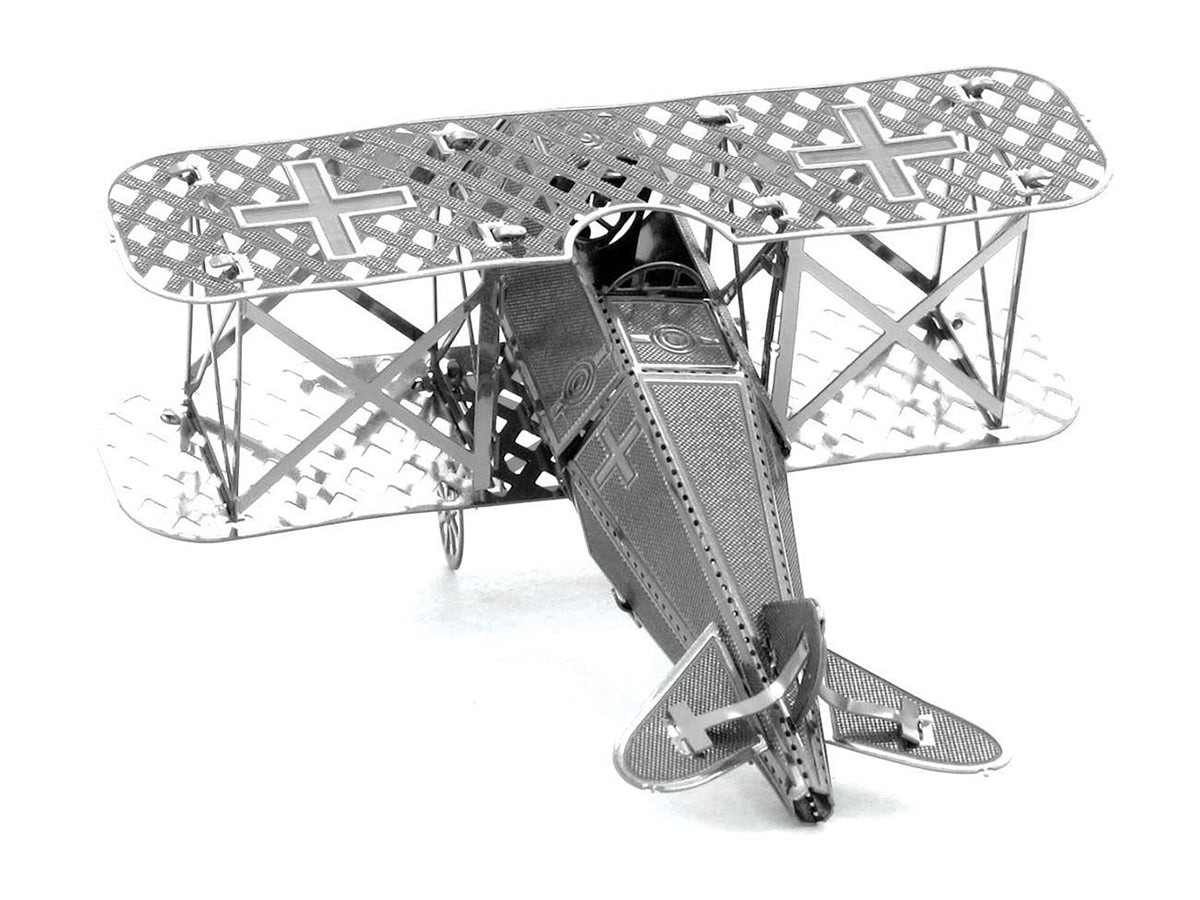 Model Kit Fokker D-VII Fighter Aircraft 'Imperial German Army' (Easy Difficulty) Steel Model by Metal Earth