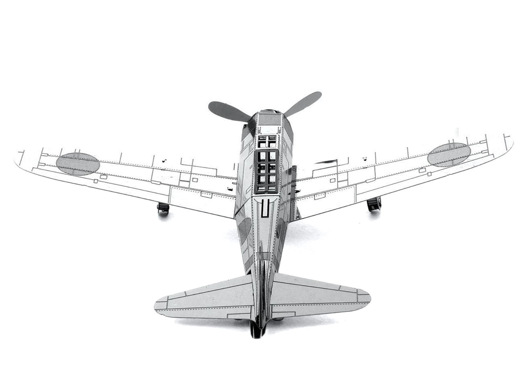 Model Kit Mitsubishi Zero Fighter Aircraft 'Imperial Japanese Navy Air Service' (Moderate Difficulty) Steel Model by Metal Earth