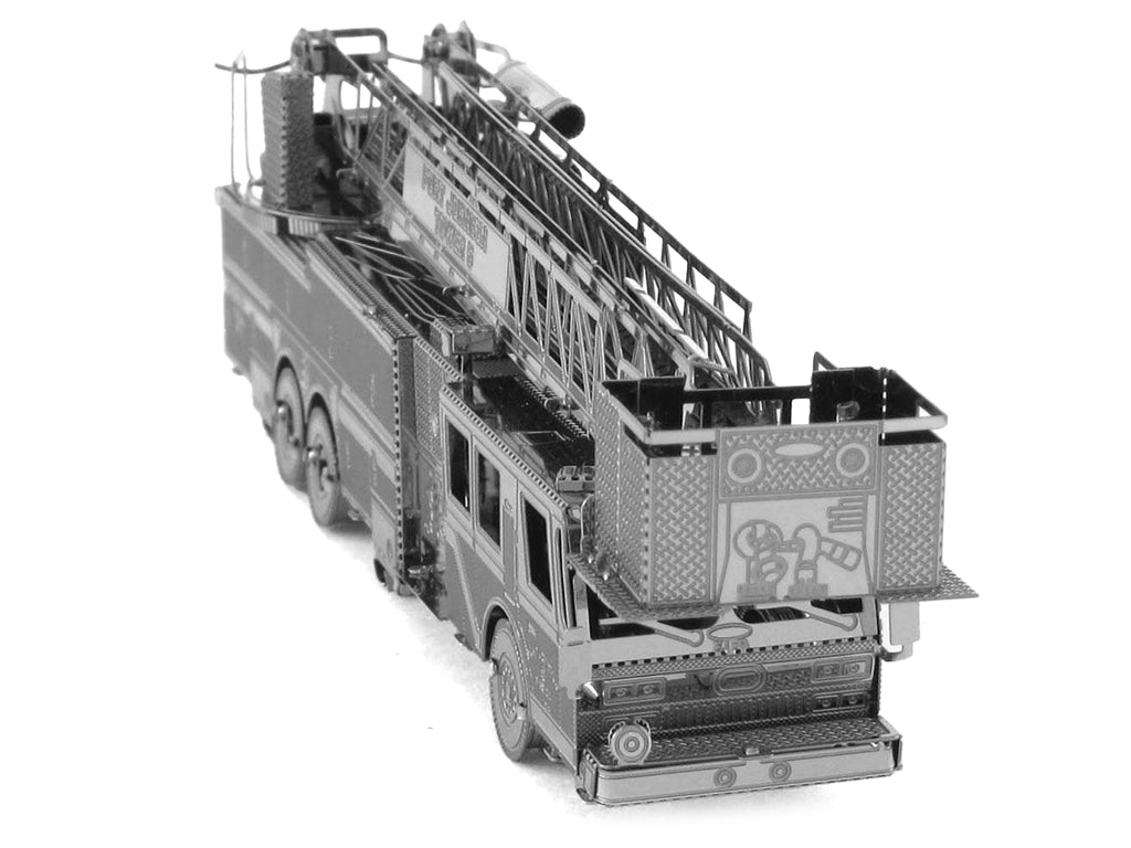Model Kit Fire Engine 'Fort Johnson Tower 6' (Moderate Difficulty) Steel Model by Metal Earth