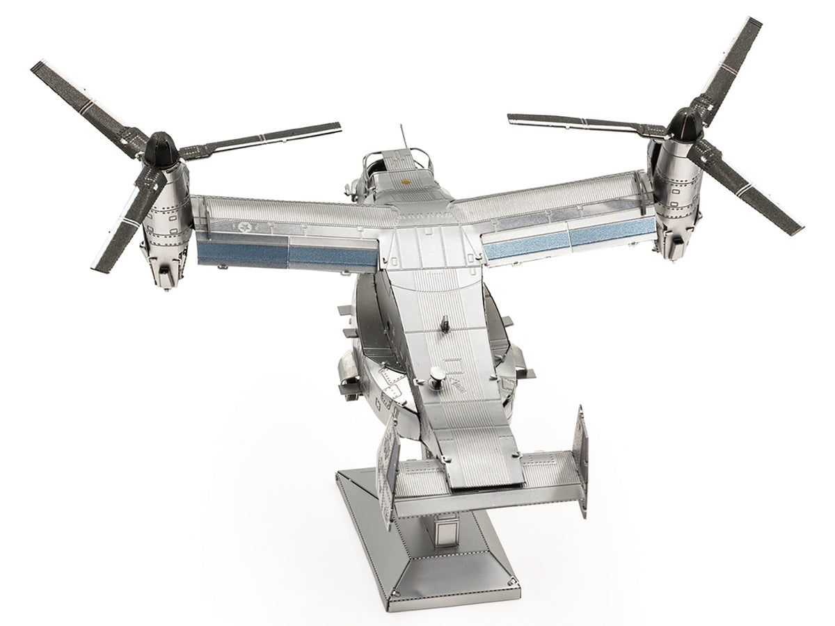 Model Kit Bell Boeing V-22 Osprey Aircraft 'United States Military' (Challenging Difficulty) Steel Model by Metal Earth