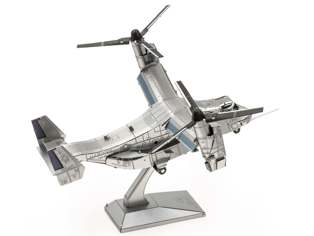 Model Kit Bell Boeing V-22 Osprey Aircraft 'United States Military' (Challenging Difficulty) Steel Model by Metal Earth